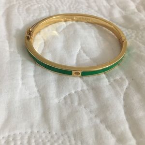 Green Enamel Kate Spade Bangle